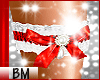 BM Bridal Garter W/Red