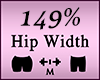 Hip Butt Scaler 149%