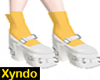 yellow shoes