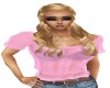 PINK SILK TEE