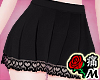 蝶 Black Lace Skirt