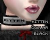 [P] kitten collar black