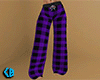 Purple PJ Pants Plaid F