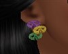 MARDI GRAS MASK EARRINGS
