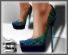 !! Peacock Party Shoes