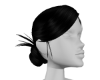 side swoop bun