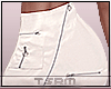 A^^White Skirt (L)
