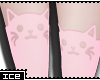 Ice * Pink Cat Socks