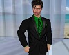 Green Paisley Tie Suit