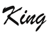 King wall lettering