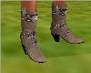 Tan/Grey Cowgirl Boots