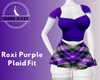 Roxi Purple Plaid Fit