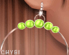 C~Ava-Lime Earrings 