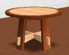 Round wooden table