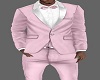 Groomsmen suit pink