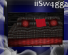 SW4GGA RED/BLK COUCH