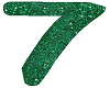 sparkly green 7