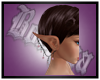 Black/Pink Leaf Elf Ears