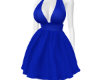 .M. Blue Halter Dress