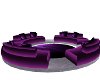 Purp&Silv Circular Couch