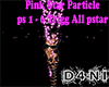 Pink Star Particle Light