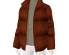 ADAM  RUST PUFFER COAT