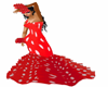 flamenca lunares rojos