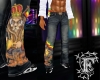 jeans lion rasta