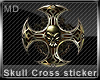 {MD} Skull-cross n chain