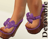 drv,Purple Bowknot Heels
