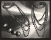 T- Necklace Pearl Silver