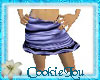 Grey Silk Mini Skirt