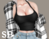 Plaid Fuzzy Coat
