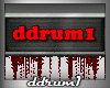 [DD]Goth DDrum1 Sticker