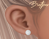 White earrings