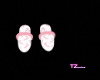 White cc slippers
