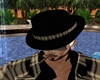 Black Plaid Mafia Hat