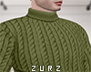 Z| Sweater T-Neck Grn.