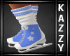 }KC{ Blue/Wht Ice Skates