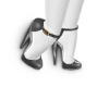 Iridescent Heels Black