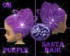 oh Purple Santa Hair