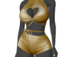 Metallic Shiny Set Gold