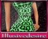 Green Leopard Dress