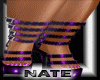 platform heels purple