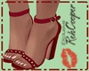 Ruby  sandal red