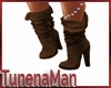 brown boots Heel
