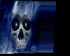 Skull in a Blue Scene