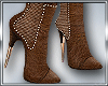B* Brown Leather Boots