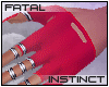 Nyoko Gloves Red