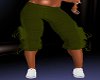 Army Olive Green Capris
